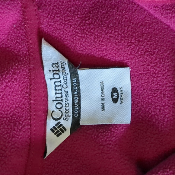 Columbia Omni-tech Full Zip Purple Soft Shell Fleece Jacket - Picture 2 of 7